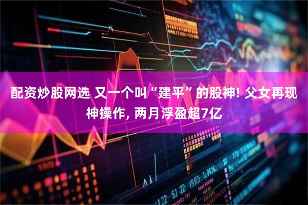 配资炒股网选 又一个叫“建平”的股神! 父女再现神操作, 两月浮盈超7亿