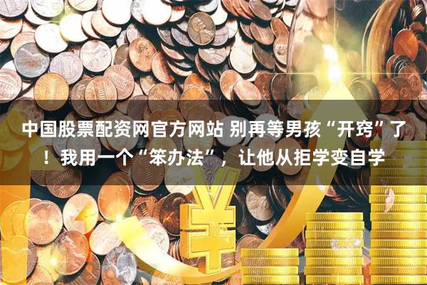 中国股票配资网官方网站 别再等男孩“开窍”了！我用一个“笨办法”，让他从拒学变自学