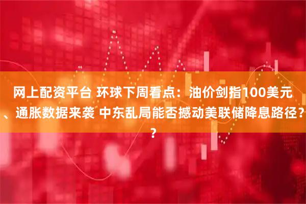网上配资平台 环球下周看点：油价剑指100美元、通胀数据来袭 中东乱局能否撼动美联储降息路径？